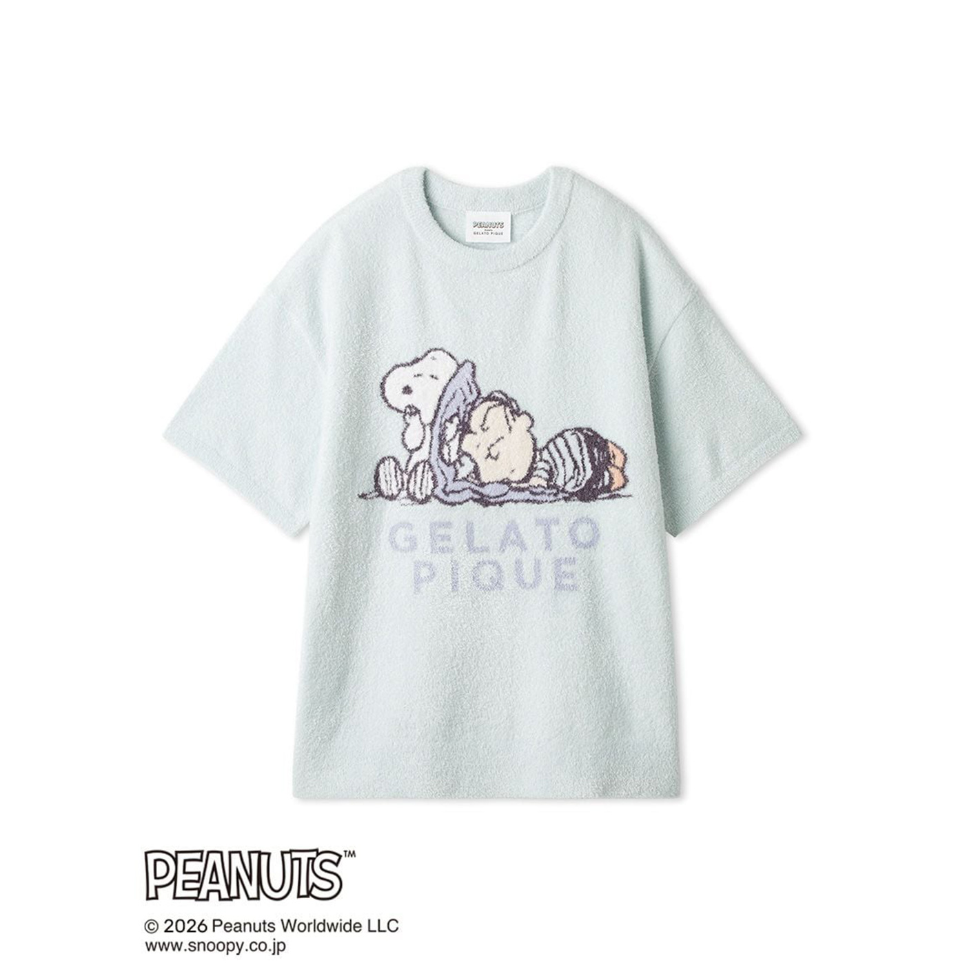 gelato pique（ジェラートピケ） PEANUTS スムーズィージャガードプル