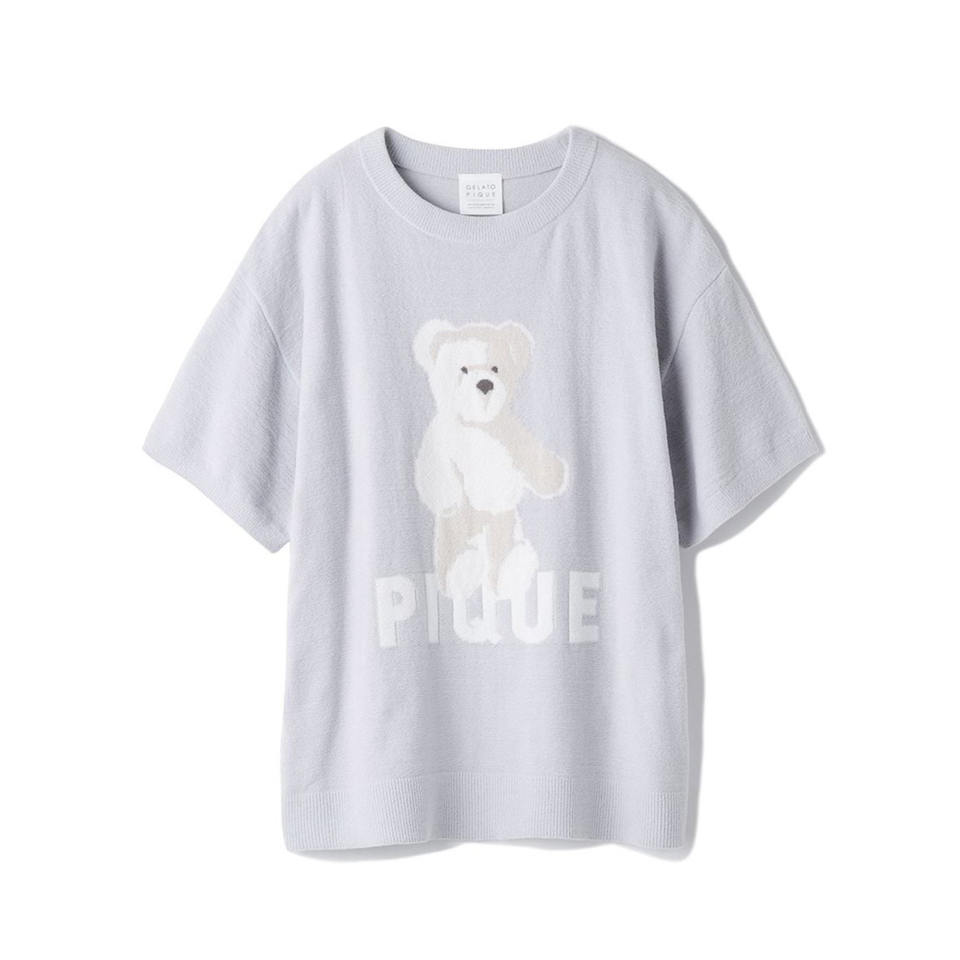 gelato pique（ジェラートピケ） モチーフ柄ジャガードプルオーバー