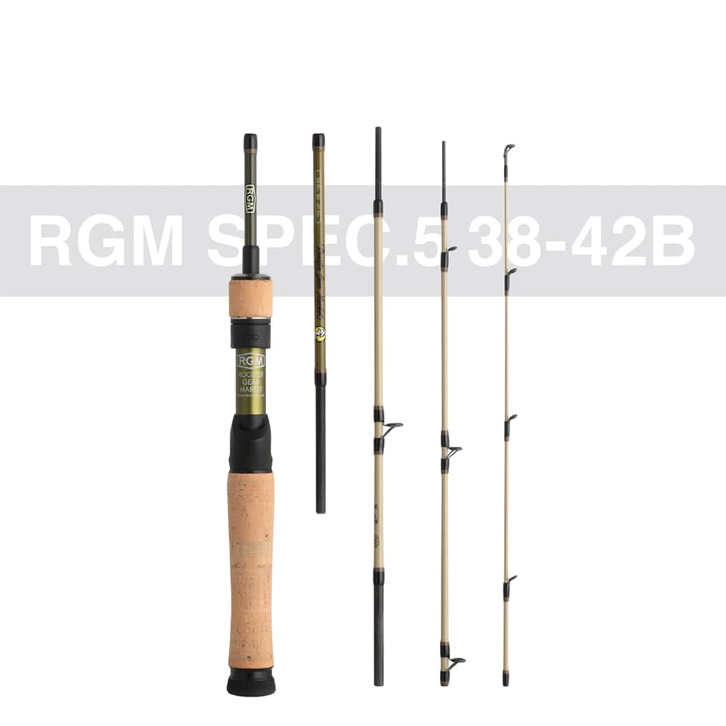 RGM(ルースター ギア マーケット) RGM SPEC.5 38-42B ベイトモデル モバイルロッド Line (PE〜0.6号  NY・FC〜6lb) Lure (~7g) 渓流