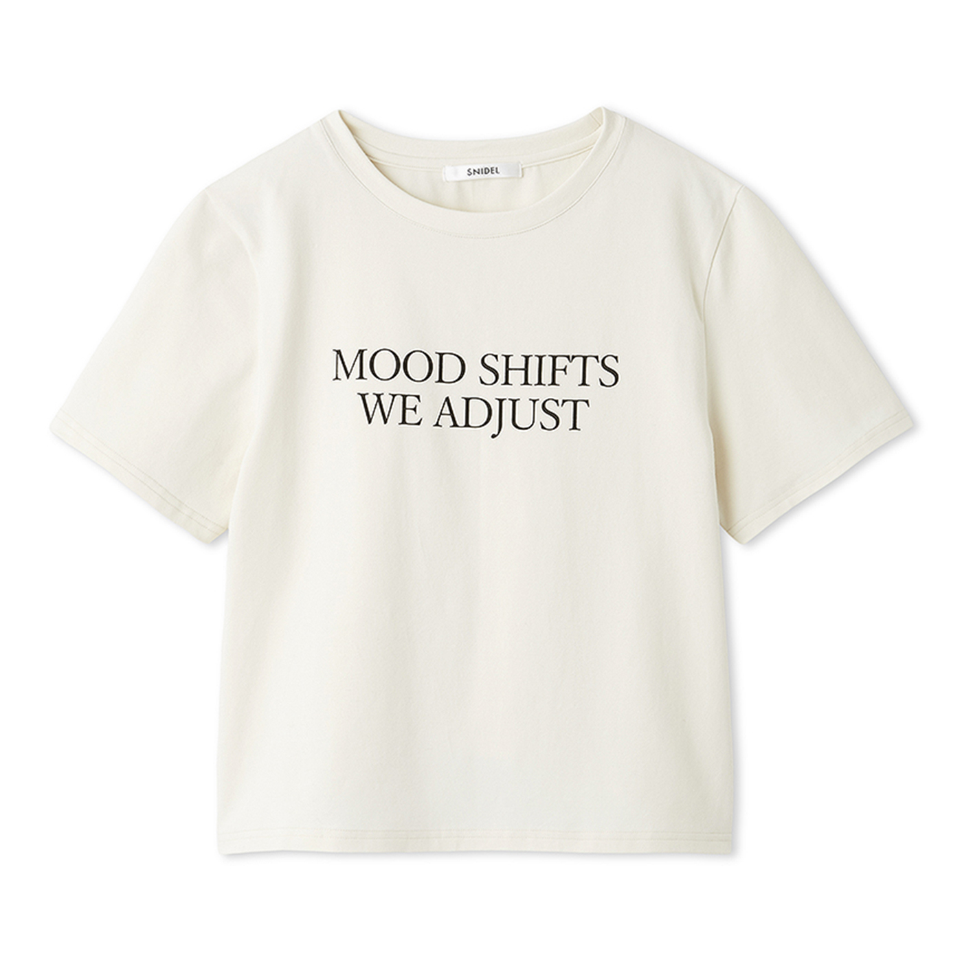 スナイデル SustainableデザインロゴTシャツ swct254053 レディース トップス ドレープ スタイルアップ 2025秋 SNIDEL SustainableデザインロゴTシャツ(Tシャツ・カットソー
