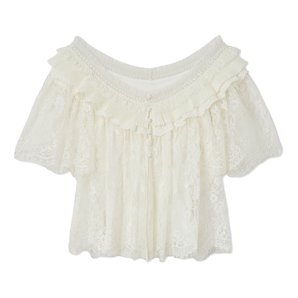 SNIDEL（スナイデル） SALE20%OFF スナイデルレースブラウス