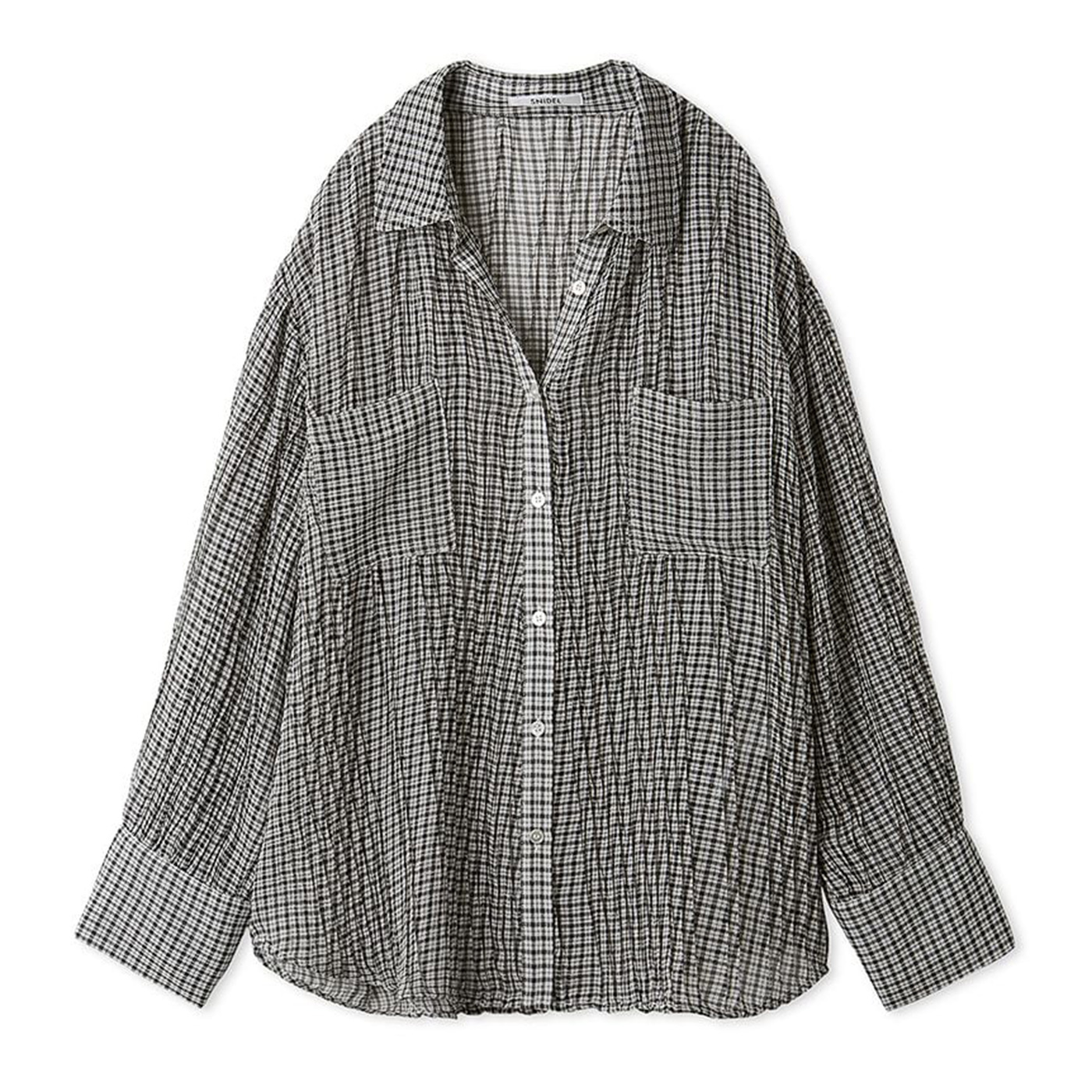 スナイデル SNIDEL シアープリーツシャツ LBLU 楽天市場】SALE40%OFF スナイデル SNIDEL シアープリーツシャツ