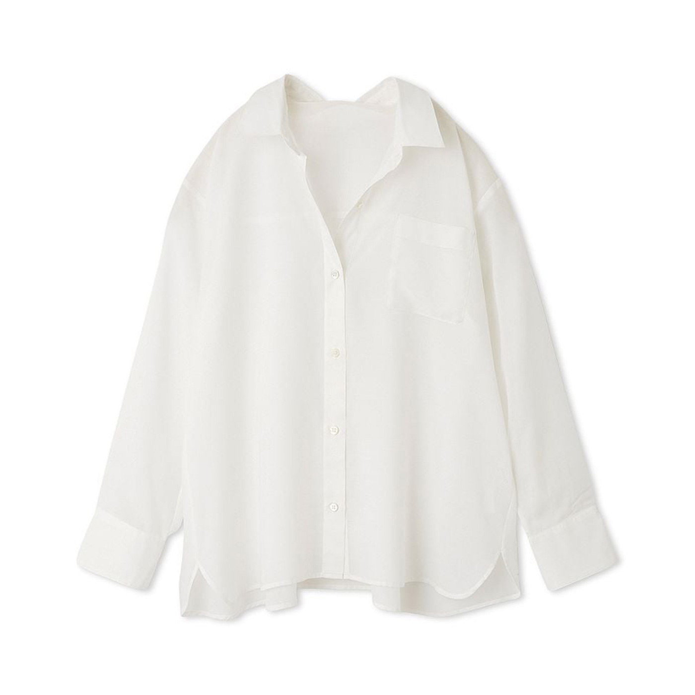 SNIDEL（スナイデル） SALE50%OFF Sustainableシアーシャツ swfb254212