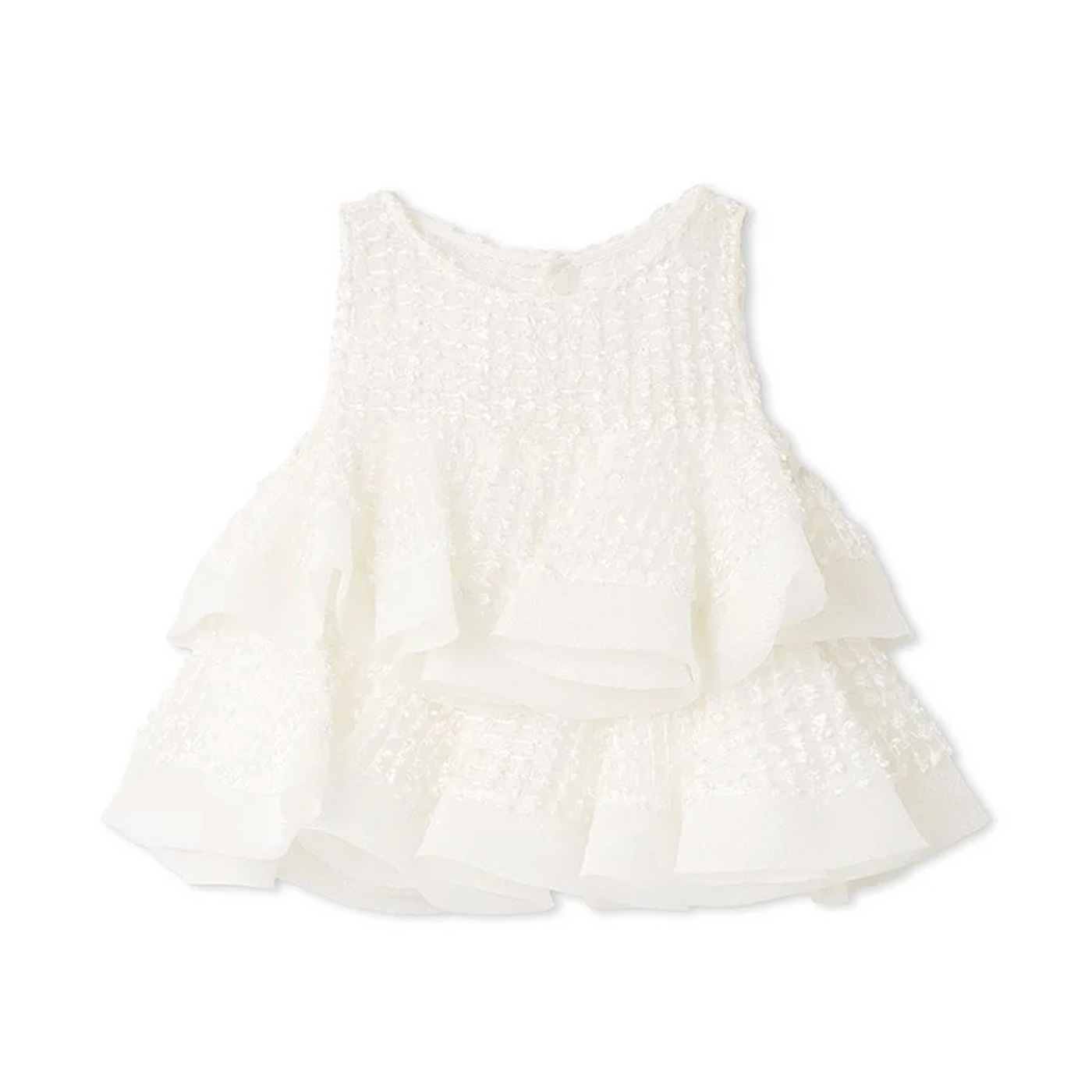 SNIDEL（スナイデル） (予約) ラッフルジャガードボリュームブラウス