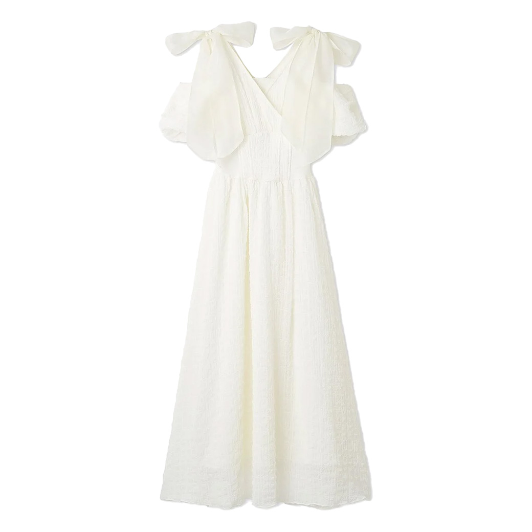 SNIDEL SALE40%OFF スナイデル ショルダーリボンワンピース