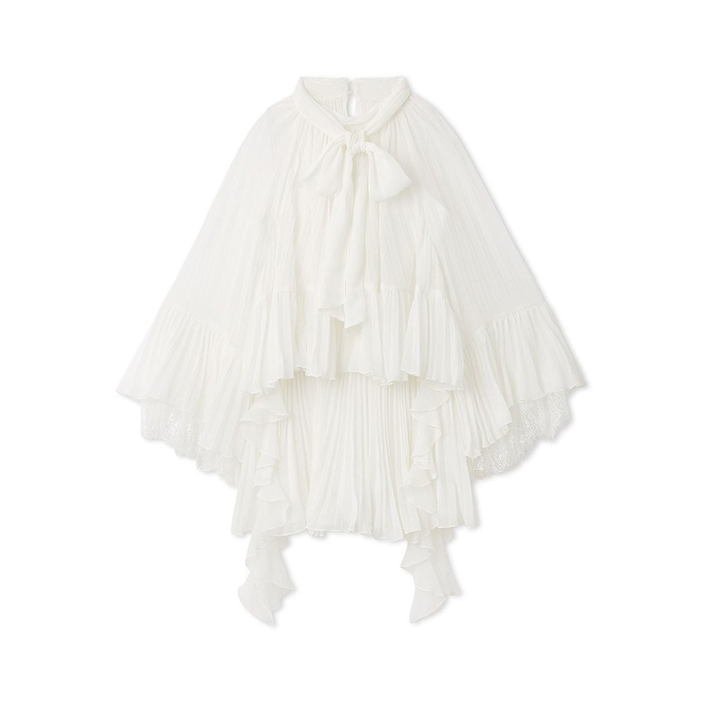 SNIDEL（スナイデル） SALE40%OFF レーストリムシフォンセットアップ 