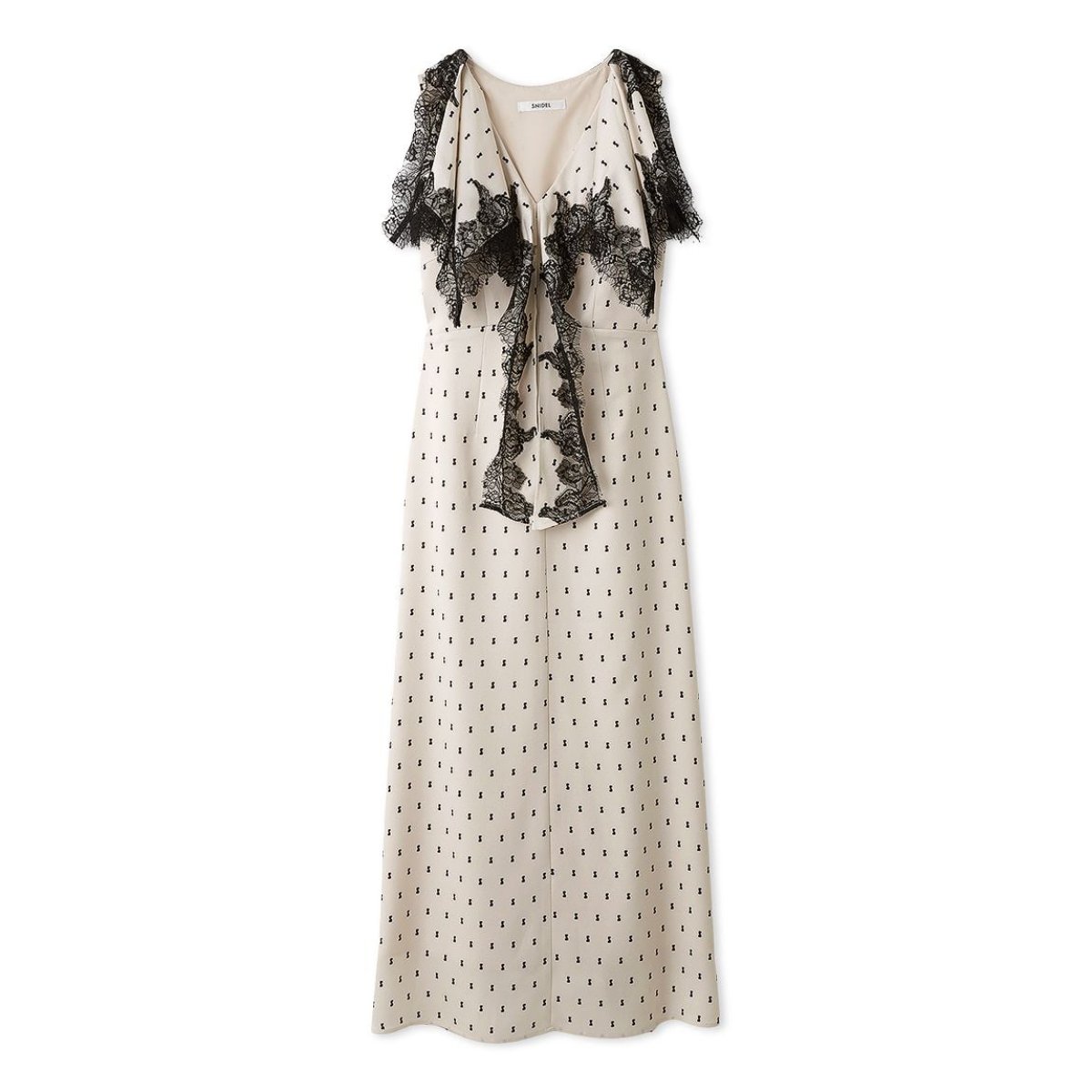 SNIDEL（スナイデル） SALE40%OFF ヘムレースフリルカラーワンピース