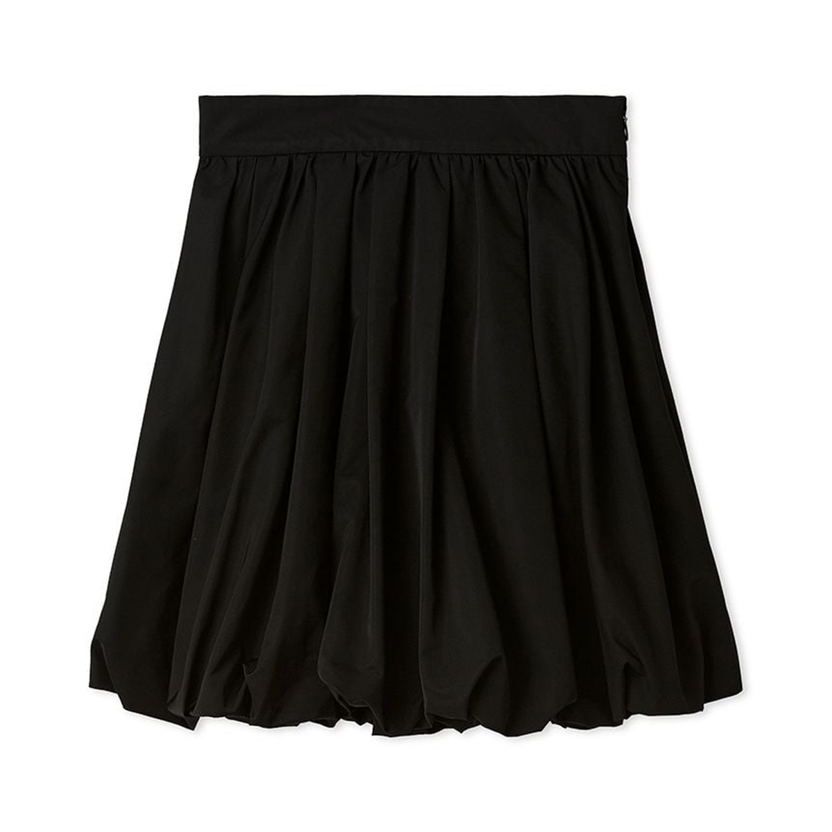 【新品未使用】snidel スナイデル　バルーンミニスカート　ブラック　サイズ0 SNIDEL（スナイデル）の「バルーンミニスカート（スカート）」 - WEAR