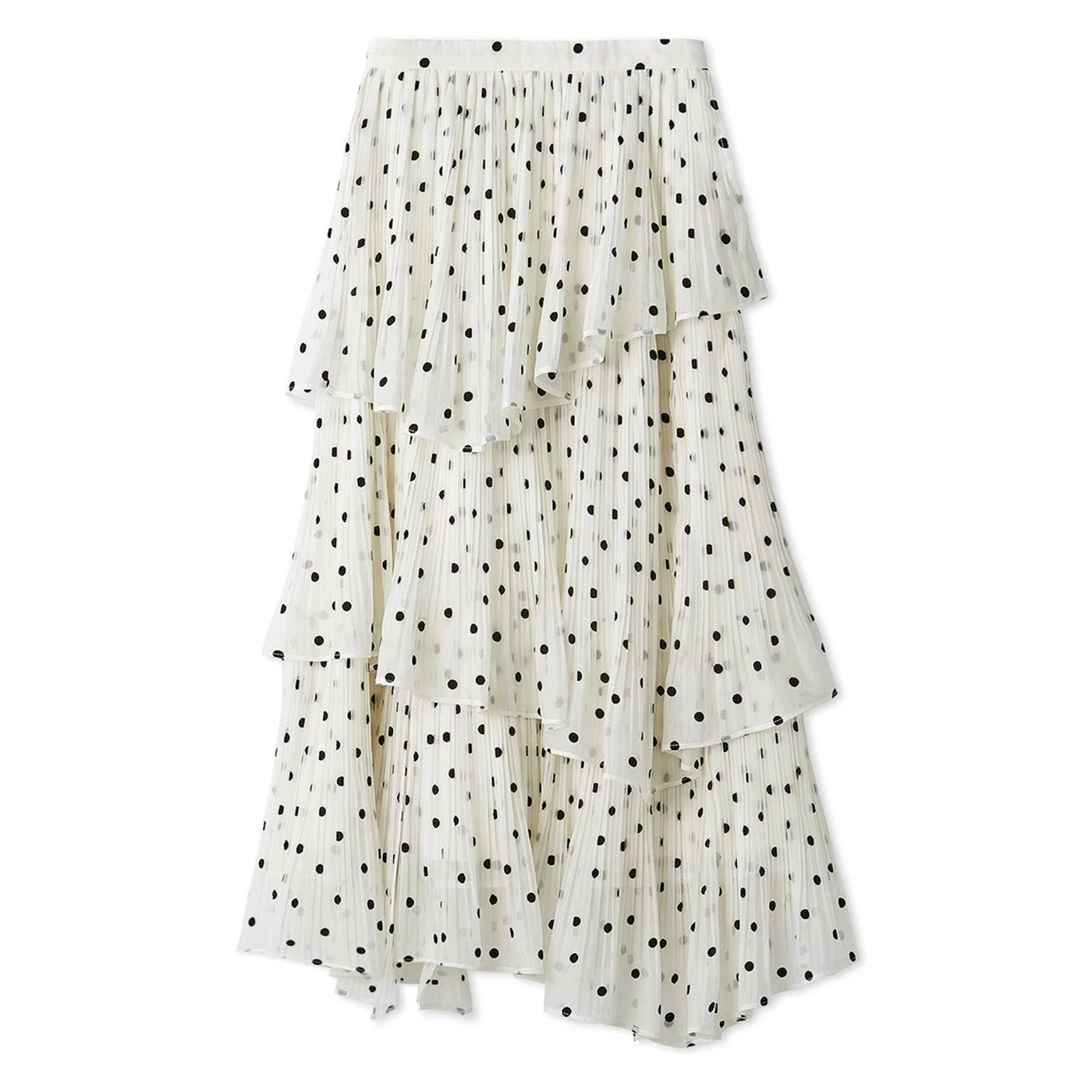 SNIDEL（スナイデル） SNIDEL Sustainableプリーツティアードロング