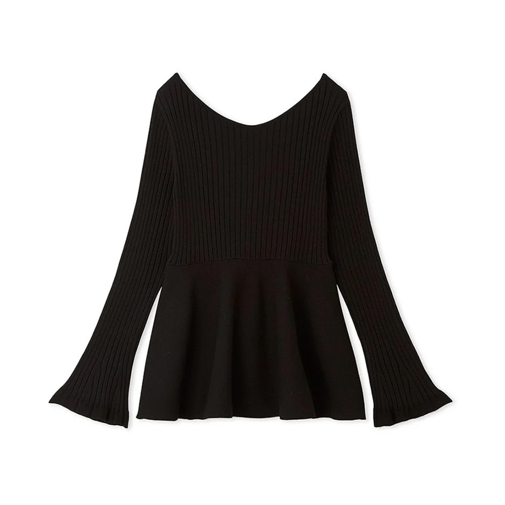 SNIDEL SALE40%OFF バックディテールペプラムプルオーバー