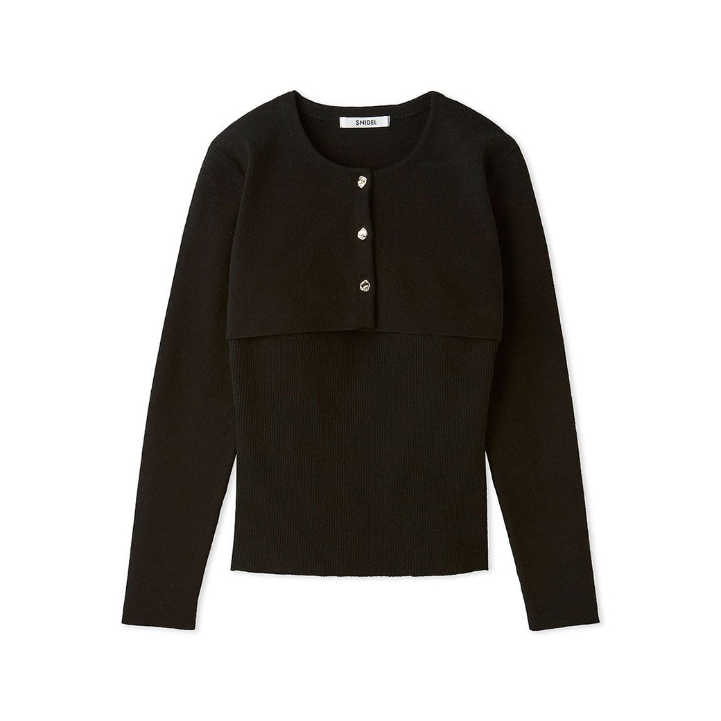 SALE40%OFF スナイデル クロップドカーデアンサンブル swnt251210 レディース ショート丈 カーディガン キャンソール カップイン ニット SNIDEL SNIDEL SALE40%OFF スナイデル クロップドカーデアンサンブル
