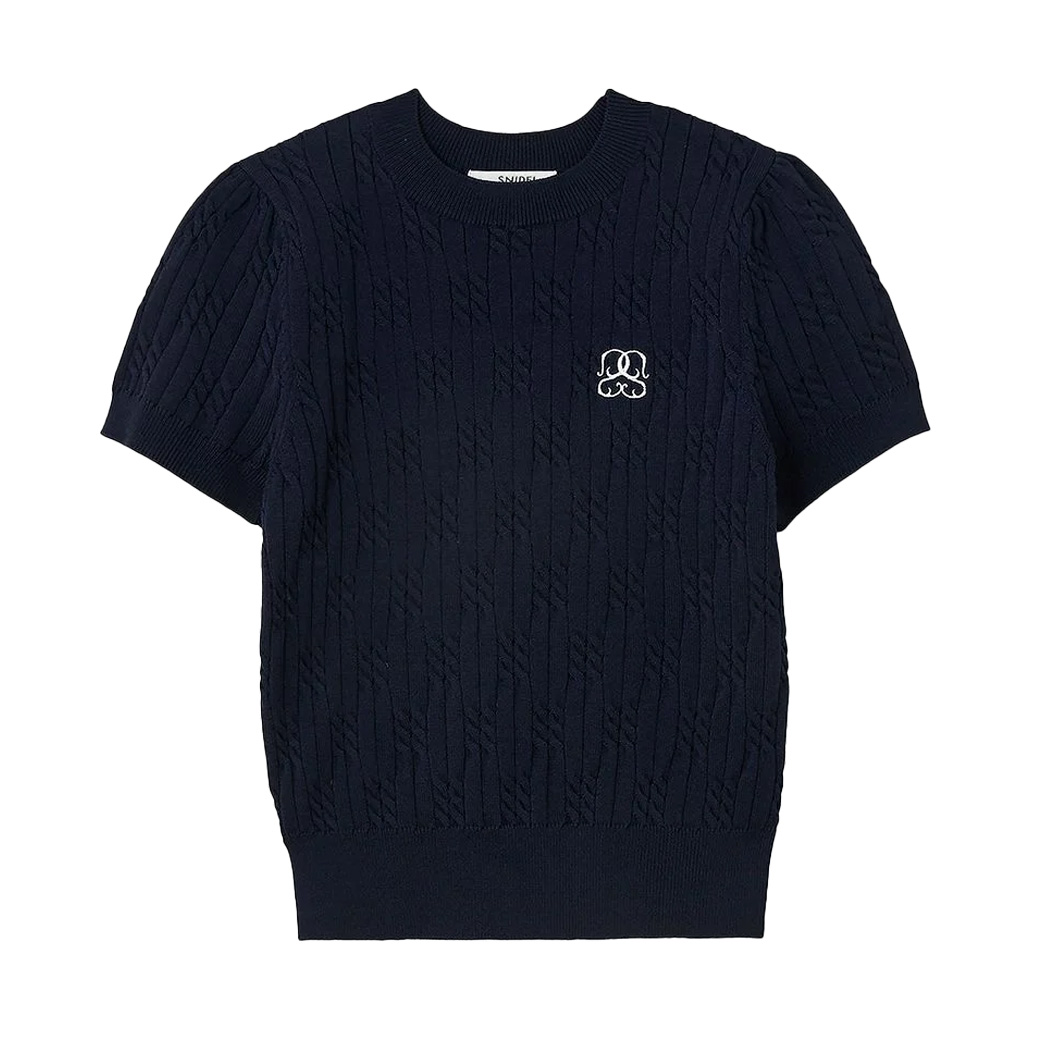 SNIDEL SALE30%OFF スナイデル Sustainableワンポイントニット