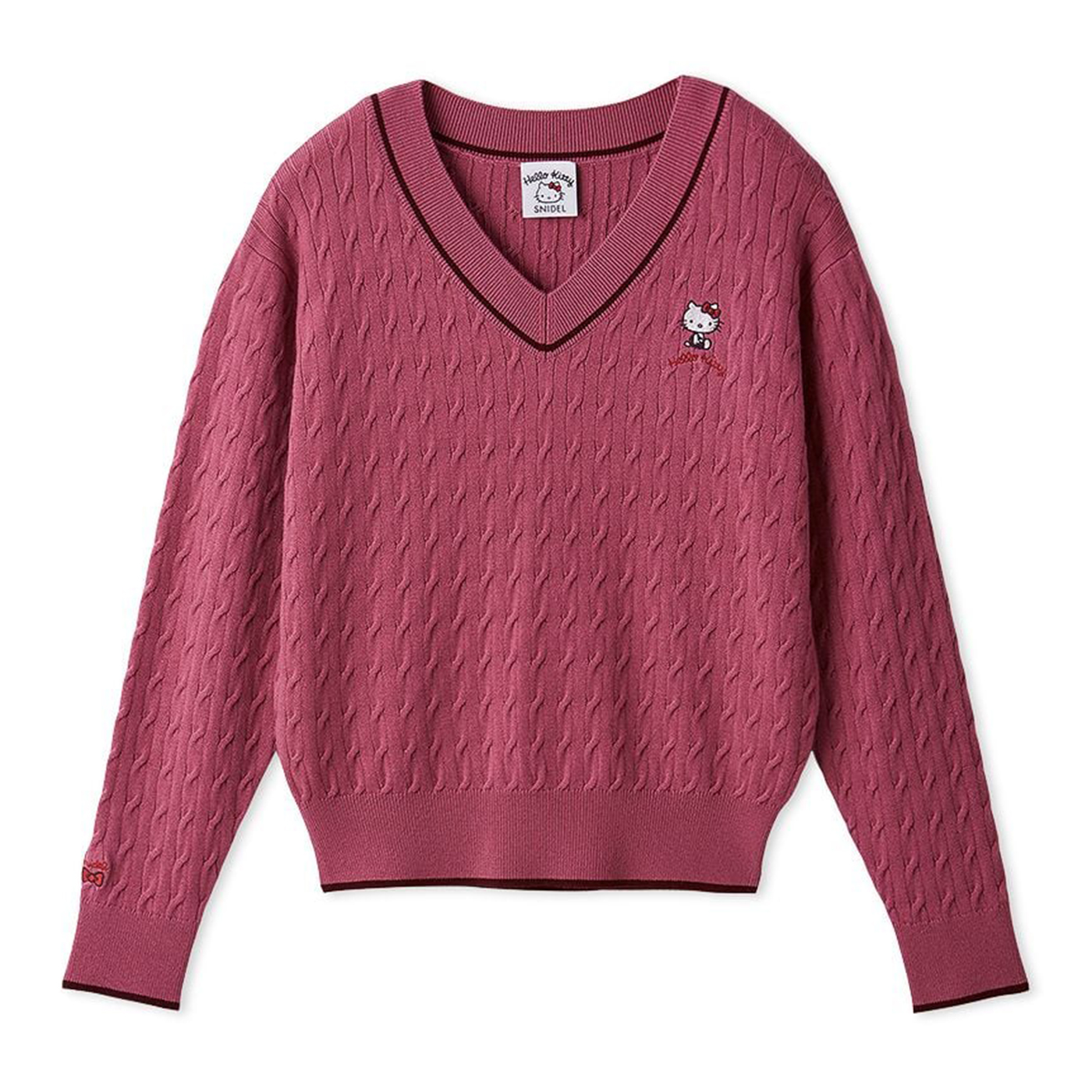 SNIDEL（スナイデル） SNIDEL HELLO KITTY ケーブルプルオーバー