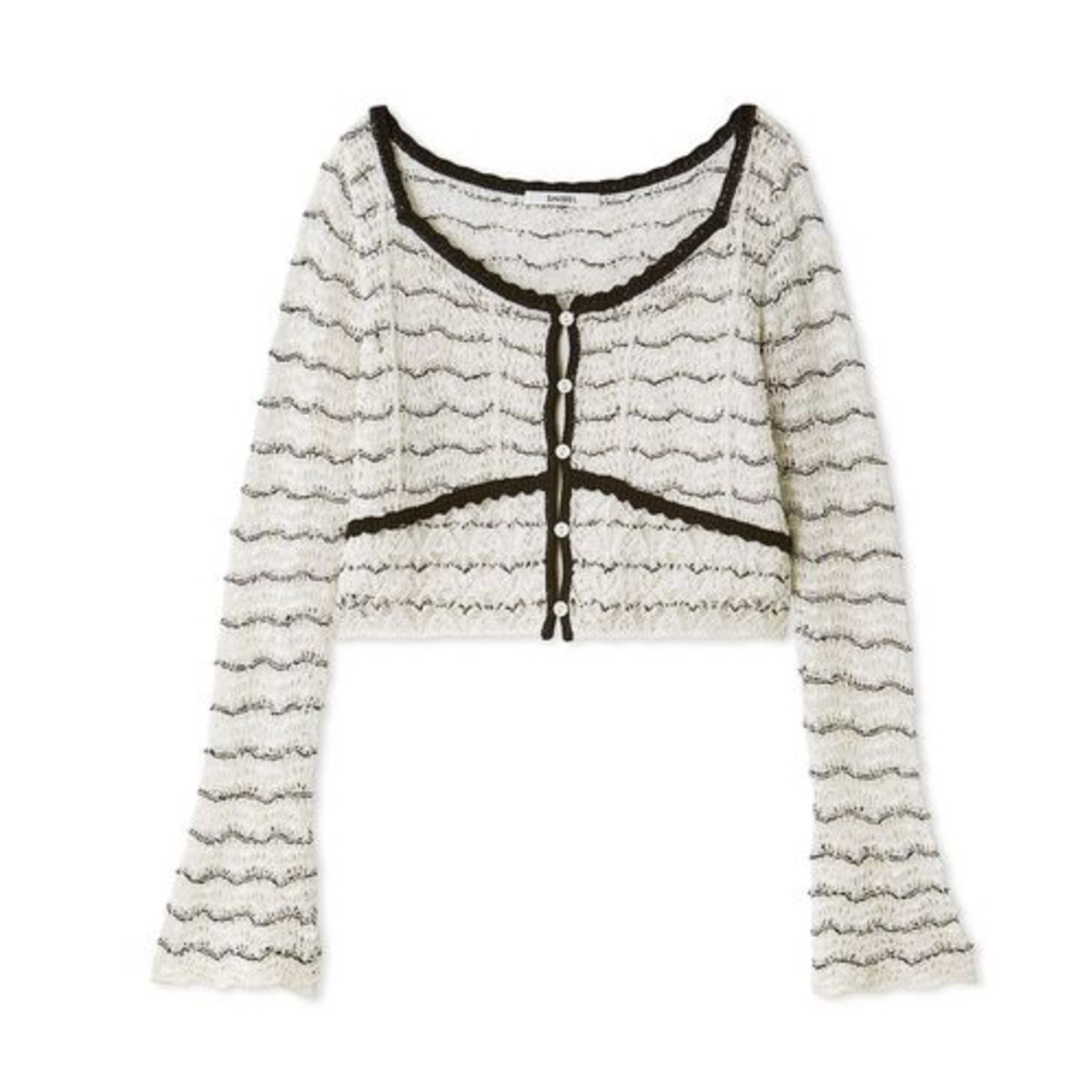 SNIDEL（スナイデル） クロシェニットトップス swnt261156 レディース