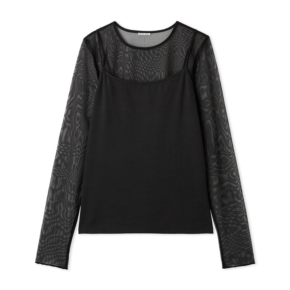 アンダーソンアンダーソン シアーカットソー×キャミソールSET