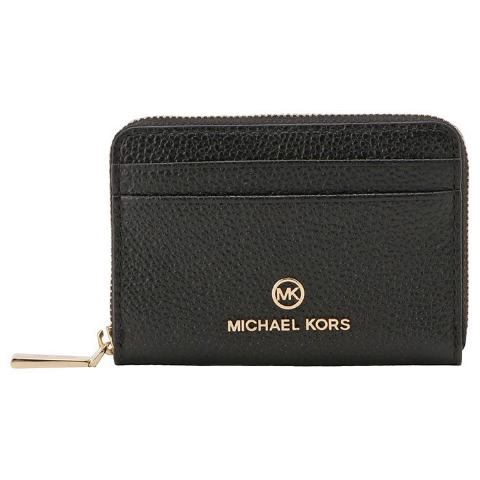 マイケルコース MICHAEL KORS 34S1GT9Z1L 001 BLACK MKシグネチャー カードケース コインケース ブラック レディース ミニ財布 JET SET CHARM SM ZA COIN CARD CASE