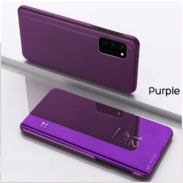 Galaxy S S20 5G S20+ ケース 手帳型 半透明ミラー カバー