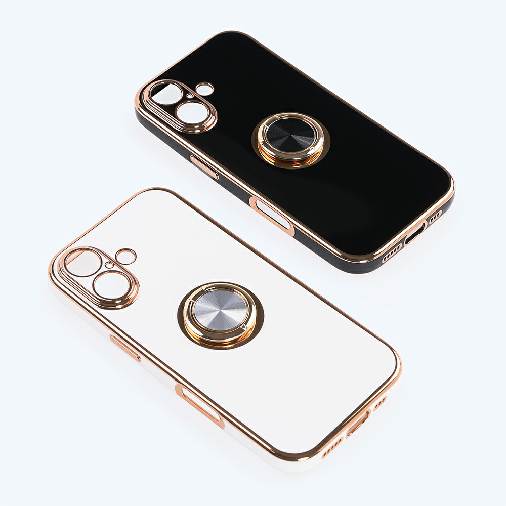 iPhone17 ケース ハイブリッド ソフトケース 精密設計 フレームメッキ