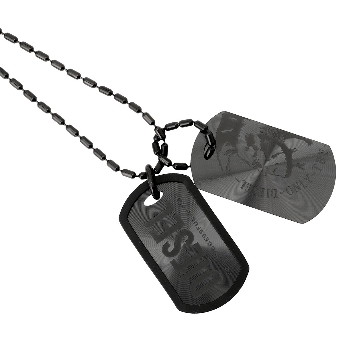 名入れ無料 ネックレス メンズ ドッグタグ プレート ダブル Dx Diesel ディーゼル ディーゼル メンズアクセサリー ペンダント アクセサリー ブレイブマン モヒカン メンズアクセサリー