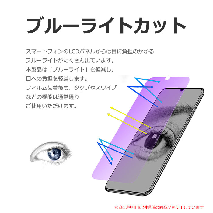 Xperia 10 VI フィルム SO-52E SOG14 A402SO XQ-ES44 液晶保護ブルー