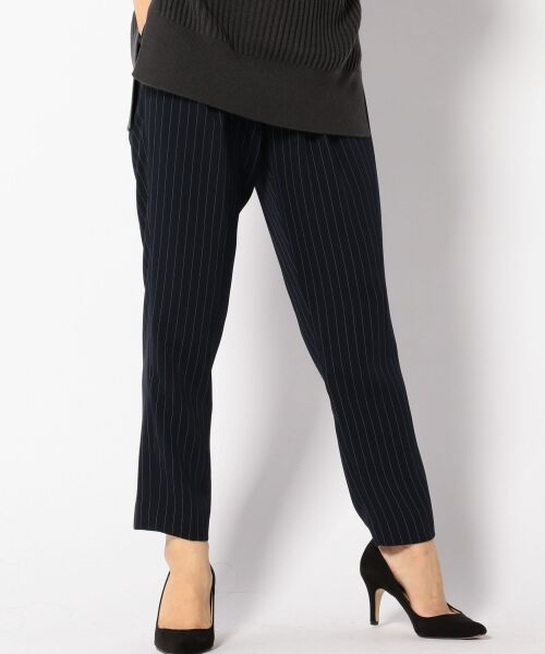 定番最新作 SHIPS stripe タカシマヤファッションスクエア - 通販 - PayPayモール for women / シップスウィメン セットアップ9分丈パンツ 通販人気