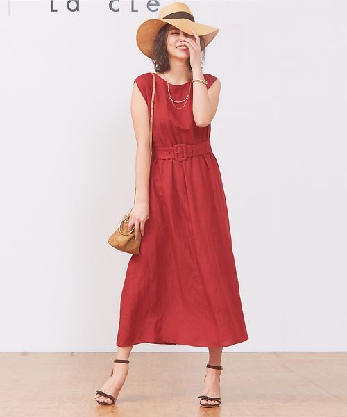 2年保証 ワンピース ルージュ Rouge ロングワンピース Amrel Com