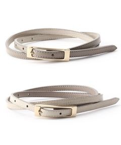 【ムにてお】 UNTITLED / アンタイトル ナローリバーシブル牛革ベルト タカシマヤファッションスクエア - 通販 - PayPayモール ショップ
