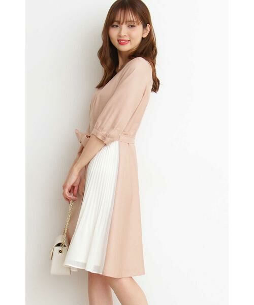 Proportion Body Dressing❤︎プリーツ切替フレアワンピース PROPORTION BODY DRESSING / プロポーションボディドレッシング