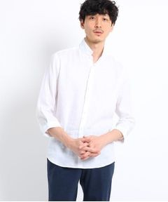 お得高評価 TAKEO KIKUCHI / タケオキクチ ミニウイングカラー リネン 七分袖 シャツ タカシマヤファッションスクエア - 通販 - PayPayモール 新作100%新品