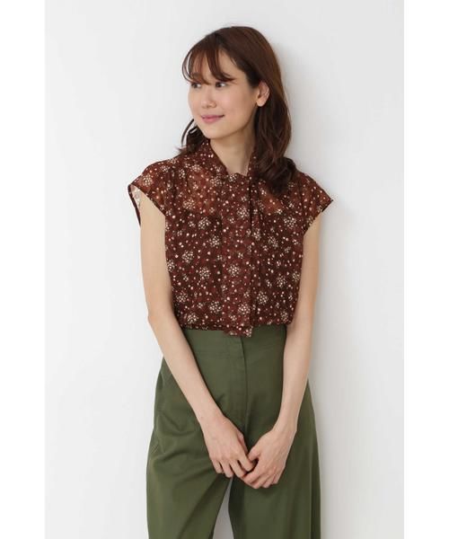 キャミソー NATURAL BEAUTY BASIC / ナチュラルビューティーベーシック ドットジャガードフラワープリントブラウス タカシマヤファッションスクエア - 通販 - PayPayモール フィスシー