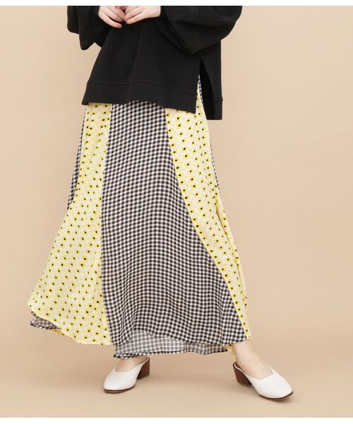 限定品好評 ADAM ET ROPE' / アダム エ ロペ Printed Crepe Skirt（スカート） タカシマヤファッションスクエア - 通販 - PayPayモール 日本製通販