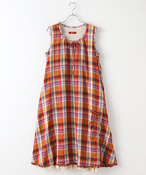 即納お得 PINK タカシマヤファッションスクエア - 通販 - PayPayモール HOUSE / ピンクハウス リネンマドラスチェックワンピース 安い超激得