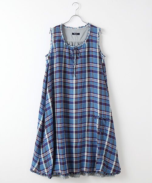 即納お得 PINK タカシマヤファッションスクエア - 通販 - PayPayモール HOUSE / ピンクハウス リネンマドラスチェックワンピース 安い超激得