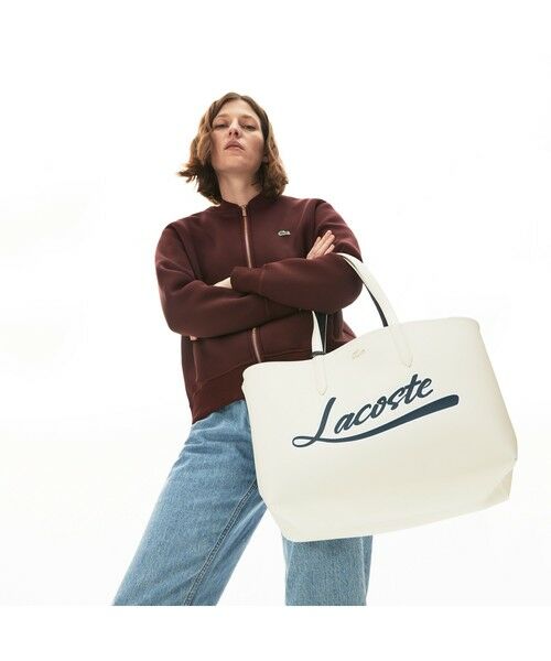 とサイズガ LACOSTE / ラコステ ANNA FANTAISIE リバーシブルトート