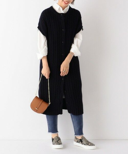 通販限定品 SHIPS SHIPS any: ロングケーブルジレ タカシマヤファッションスクエア - 通販 - PayPayモール for women / シップスウィメン お買い得SALE