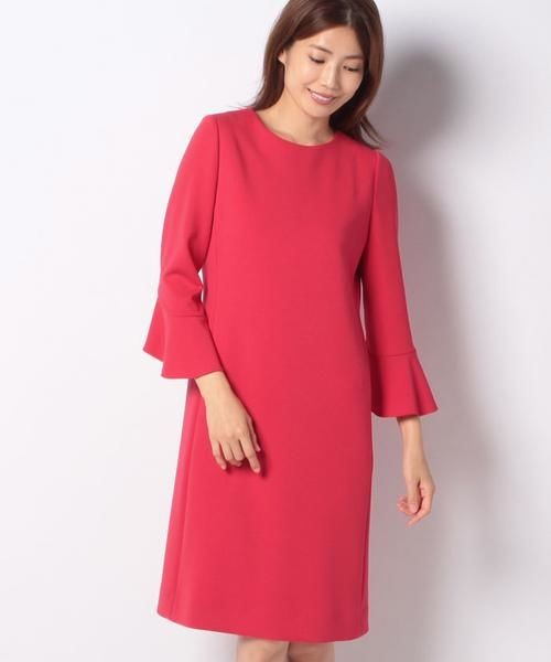 肌触りがいい Pierre Cardin ピエール カルダン ストレッチポンチ フレアスリーブワンピース 在庫あり 即納 Www Doctor Plan Com
