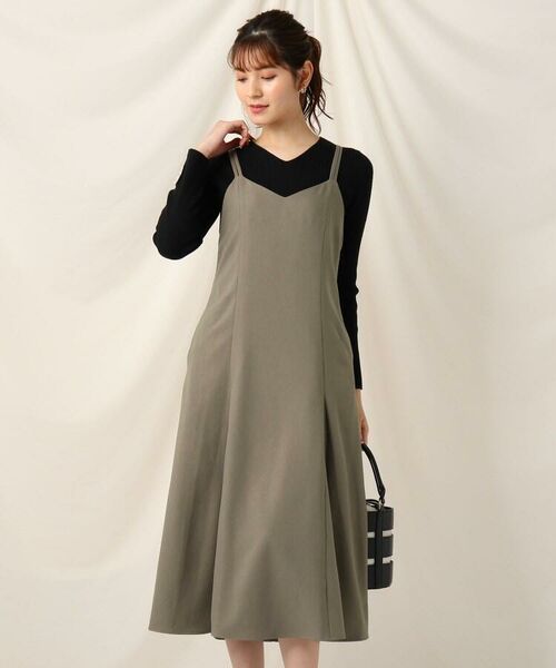 ワンピース Couture タカシマヤファッションスクエア 通販 Paypayモール Brooch クチュールブローチ ダブルストラップキャミフレアワンピース エットが Www Blaskogabyggd Is