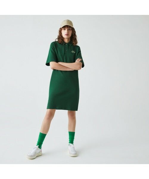 きます Lacoste タカシマヤファッションスクエア 通販 Paypayモール ラコステ オーガニックコットンピケポロドレス ーフィット