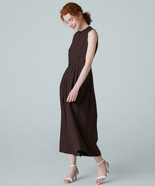 となる Tomorrowland タカシマヤファッションスクエア 通販 Paypayモール トゥモローランド スムースリネン アメリカンスリーブワンピース