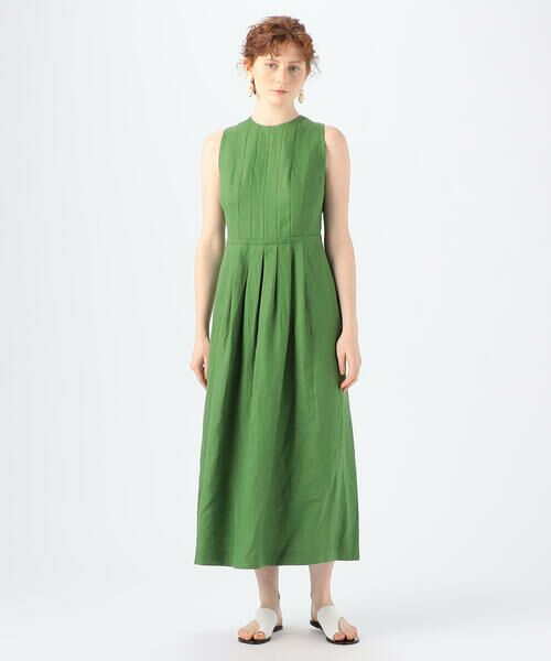 となる Tomorrowland タカシマヤファッションスクエア 通販 Paypayモール トゥモローランド スムースリネン アメリカンスリーブワンピース