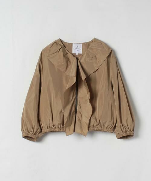 人気国産 LANVIN en Bleu / ランバン オン ブルー フロントフリルZIPジャケット タカシマヤファッションスクエア - 通販 - PayPayモール 好評