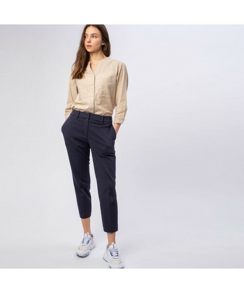 ベージュ Lacoste タカシマヤファッションスクエア 通販 Paypayモール ラコステ クール マックスミラノリブテーパードクロップドパンツ