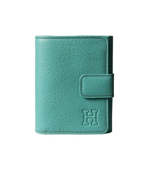 ひーちゃん様専用‼️ 極美品 ヒロフ 2つ折り財布 グリーン系