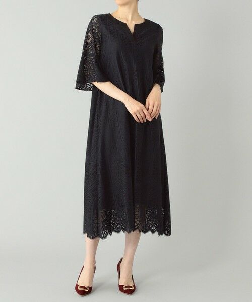 GRACE CONTINENTAL / グレースコンチネンタル カフタンレースドレス GRACE CONTINENTAL / グレースコンチネンタル カフタンレースドレス