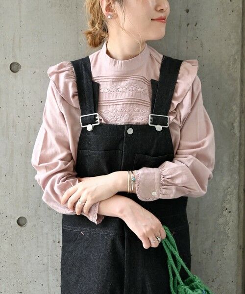 日本製在庫 SHIPS ラッフル フリル ブラウス タカシマヤファッションスクエア - 通販 - PayPayモール for women / シップスウィメン SHIPS any:〈ウォッシャブル〉コットンピーチ ヨーク 正規店お得