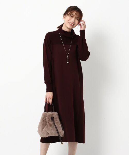 サイトと Reflect タカシマヤファッションスクエア 通販 Paypayモール リフレクト オフタートルニットワンピース きます