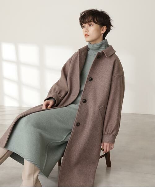 メーカー公式 N Natural Beauty Basic エヌ ナチュラルビューティーベーシック テックウールステンカラーコート 純正特販 Framemakers Us