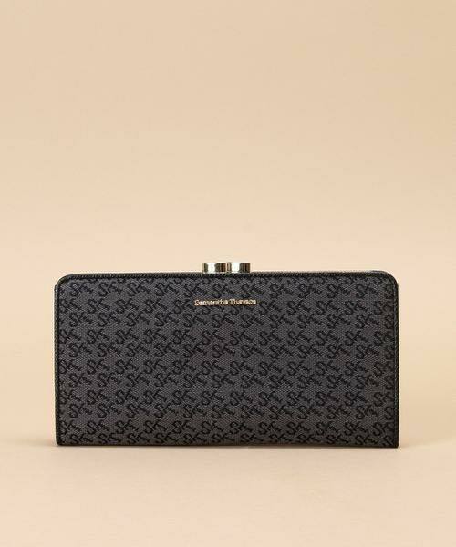 新品同様 Samantha Thavasa ST Jacquard 口金長財布 Samantha Thavasa / サマンサタバサ ST Jacquard 口金長財布