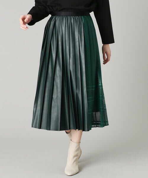 コムサ LUMINOSO デザインプリーツスカート タカシマヤファッション
