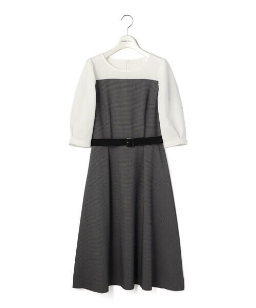 ンピースが LAISSE PASSE - LAISSE PASSE ミニチェックヨーク切替 ...